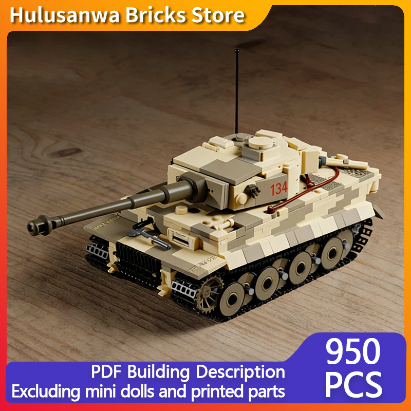 Heavy Equipment Battery - Modèle de char militaire lourd MOC,