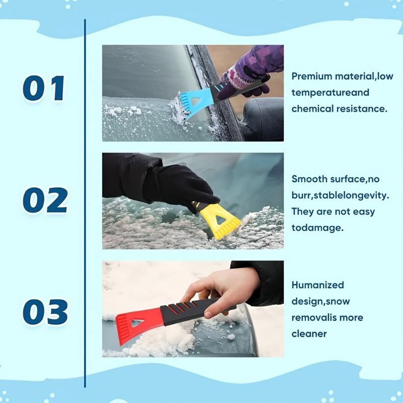 Heavy Equipment Scraper - Grattoir à glace robuste en PVC,