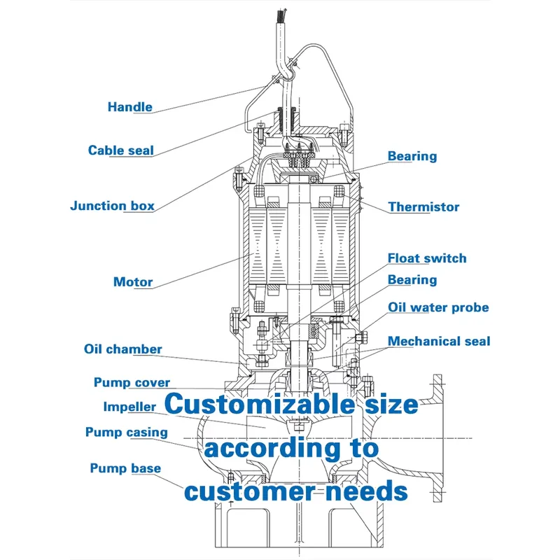 Pompe submersible hydraulique  - Submersible Pump Sewage avis et prix