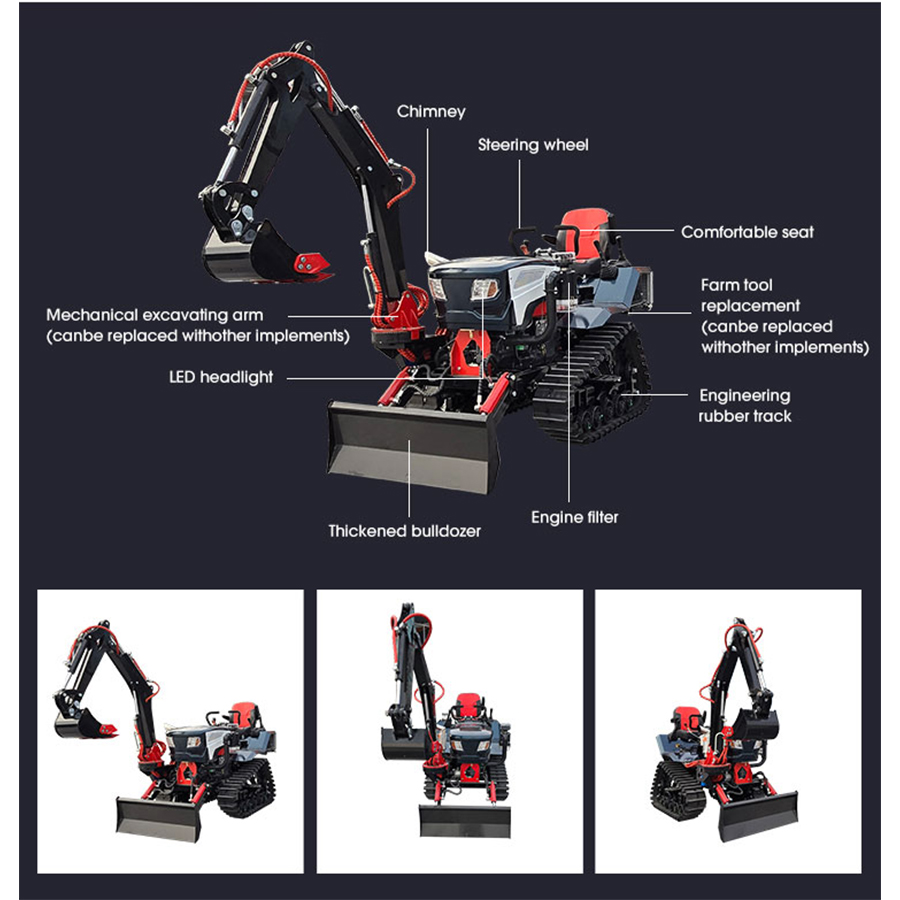 Ce Euro5 puissance motoculteur - Tractor Backhoe avis et prix